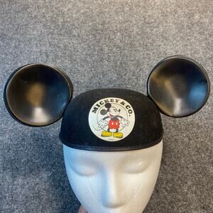 Vintage Lot of 2 Disney Mickey & Co. Mouse Club Ears Hat Cap Disneyana Adult